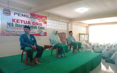 MA Darul Falah Cukir Gelar Pemilihan Ketua OSIS Masa Bakti 2023/2024